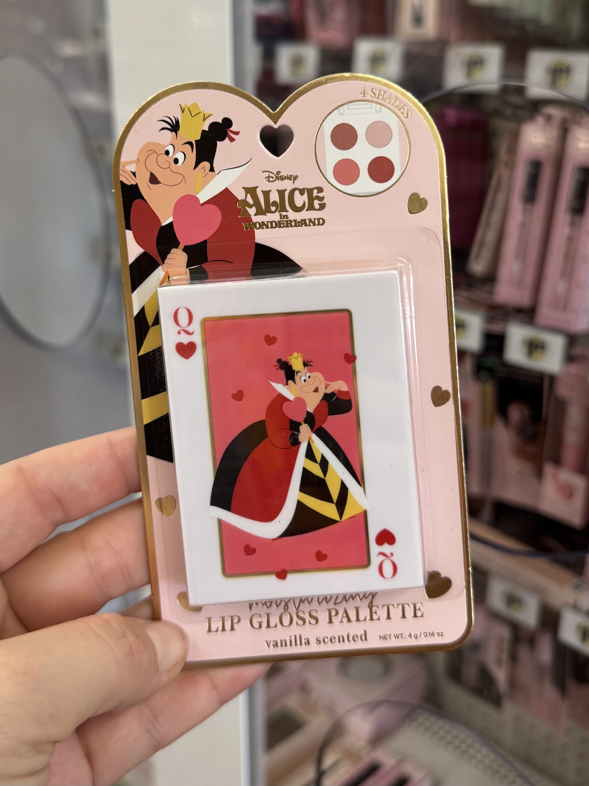 Disney Alice in Wonderland Lip Gloss Palette vanilla scented - in store