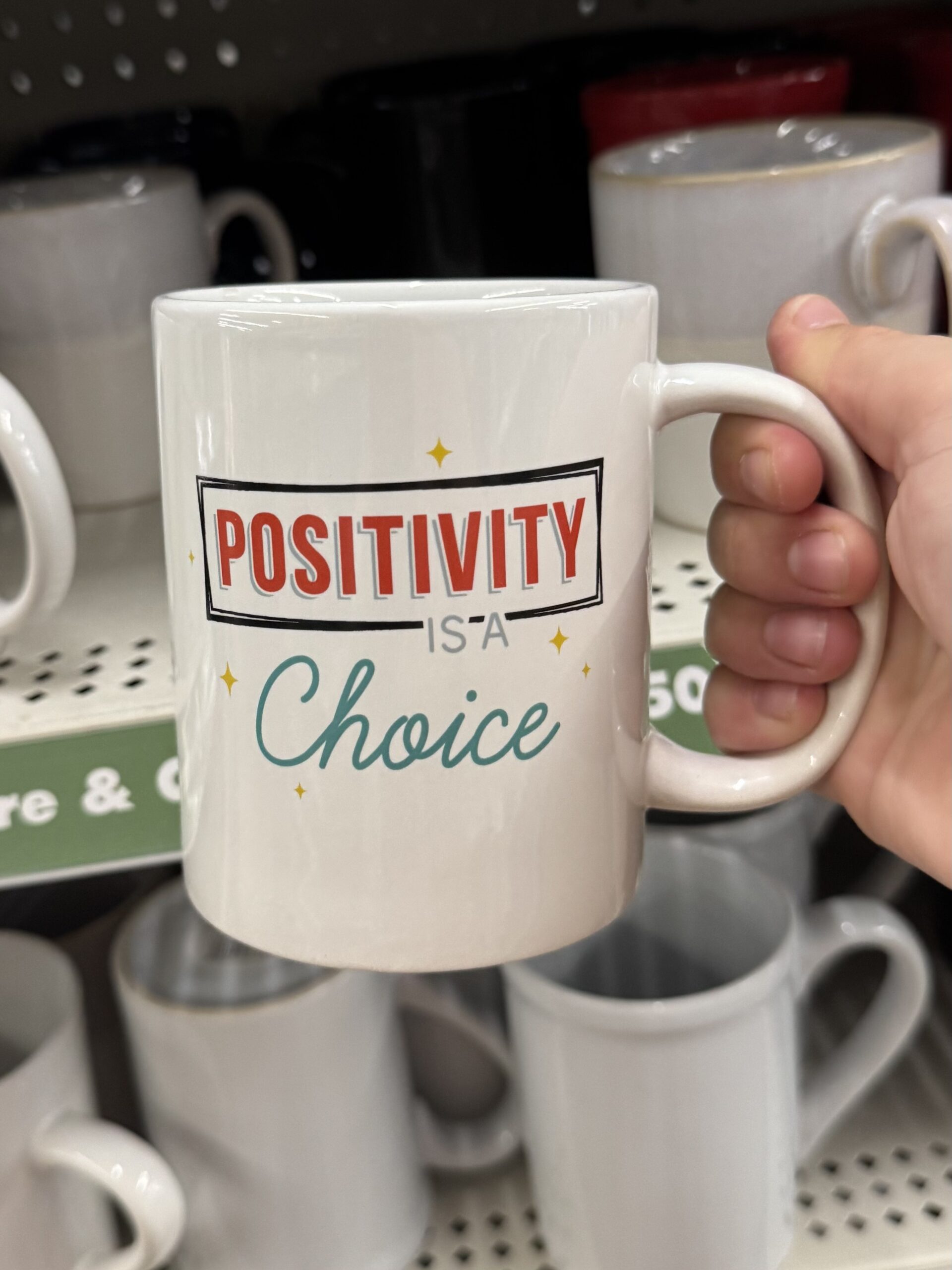 Positivity is a Choice Mug - in store