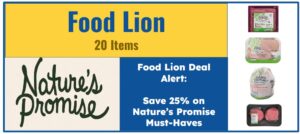 Food Lion Deal Alert: Save 25% on Nature’s Promise Must-Haves