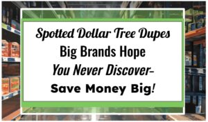 Spotted Dollar Tree Dupes Big Brands Hope You Never Discover—Save Money Big!