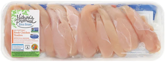 Nature's Promise Natural Boneless Skinless Chicken Tenderloins Fresh