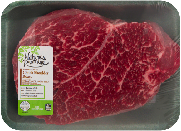 Nature's Promise Boneless Choice Angus Beef Chuck Shoulder Roast Fresh