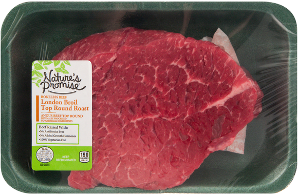 Nature's Promise Boneless Angus Beef Top Round London Broil Fresh
