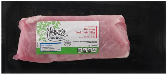 Nature's Promise Natural Boneless Pork Loin Filet