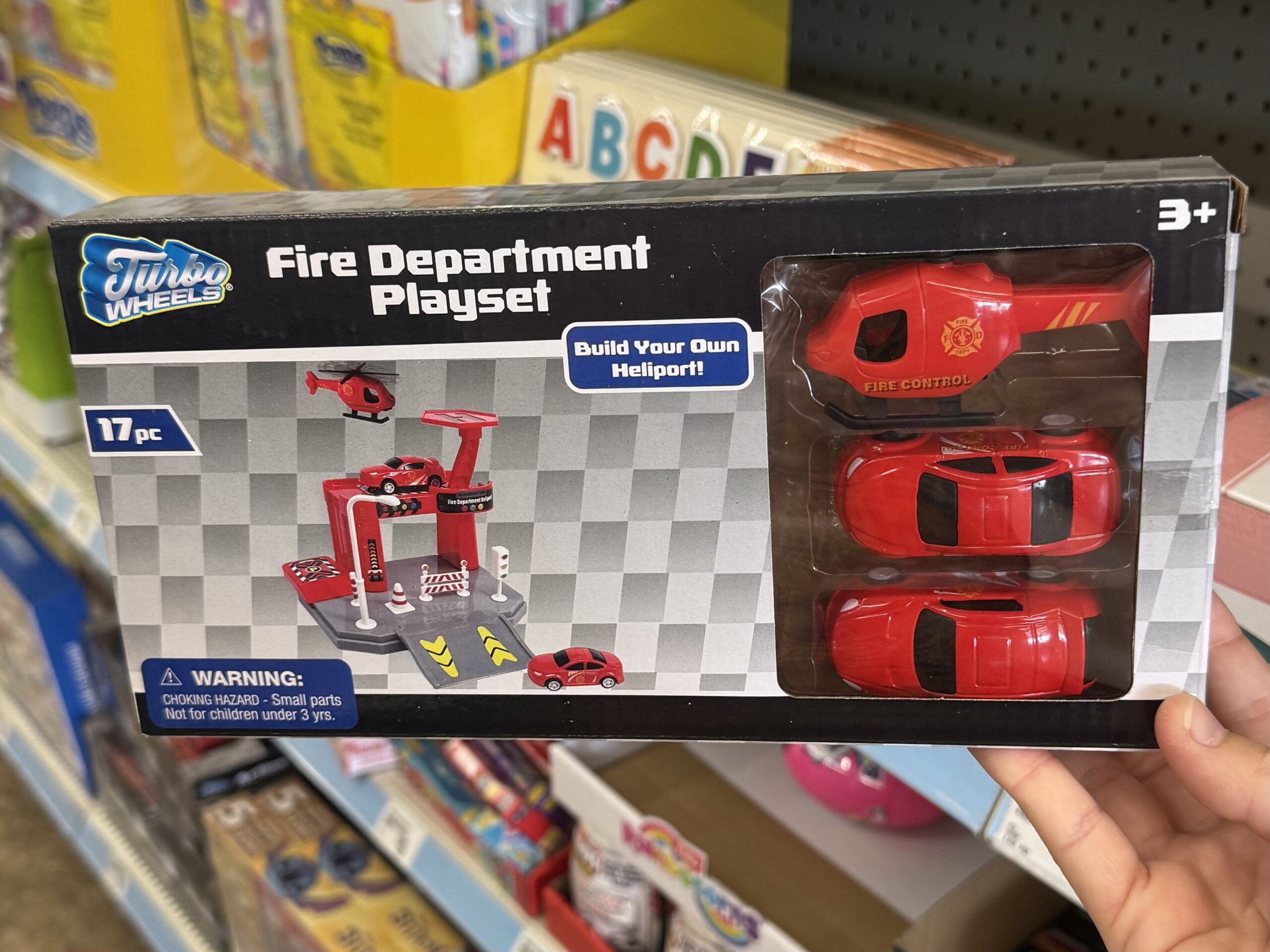 Turbo Wheels Fire Department Playset - in store