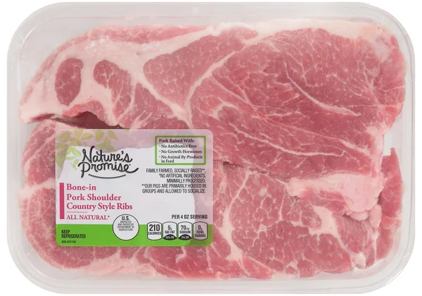 Nature's Promise Natural Bone-In Country Style Pork Shoulder Ribs Fresh