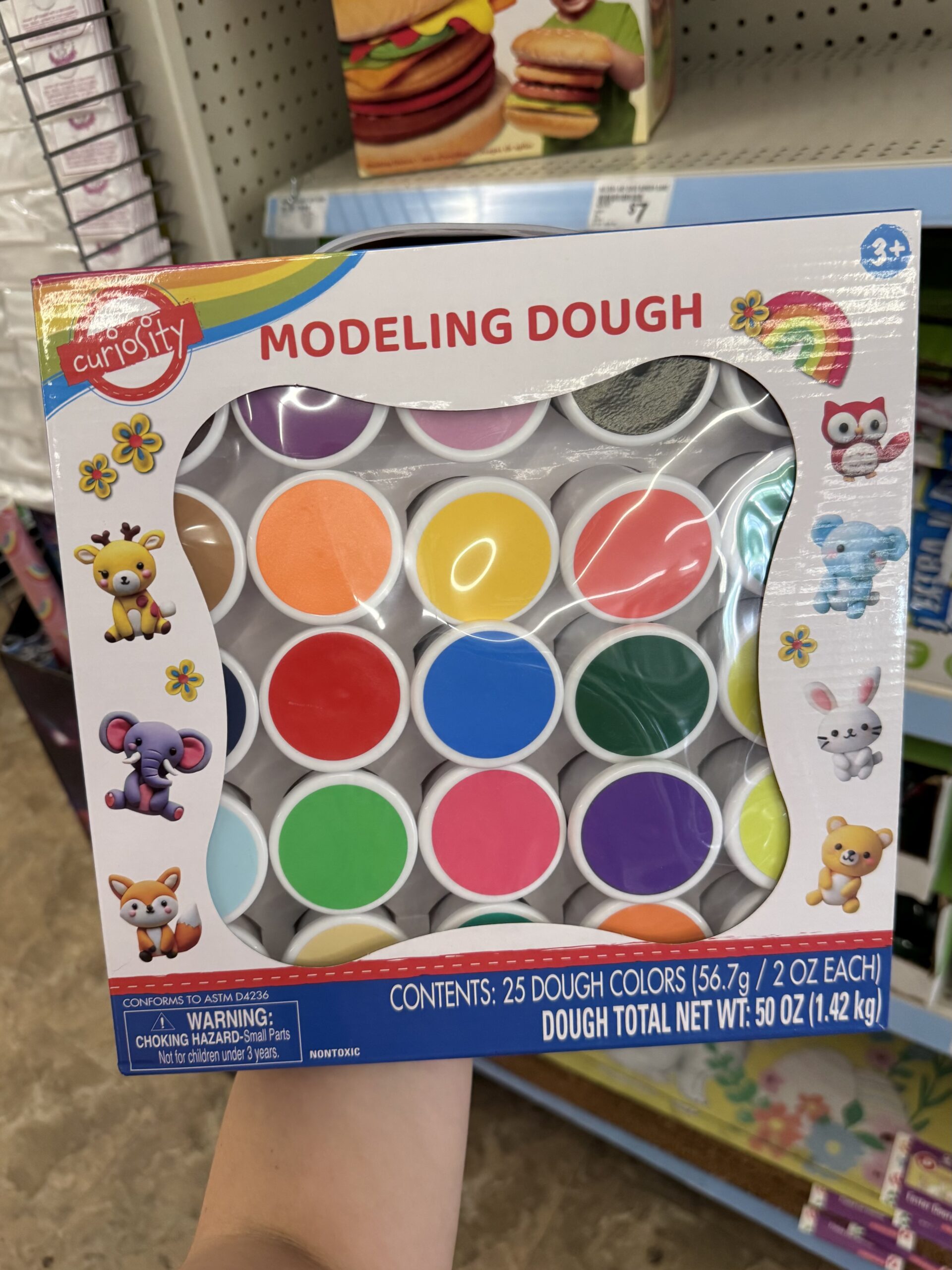 Curiosity Brights Modeling Dough With Molds, 8-pc Pack. - in store