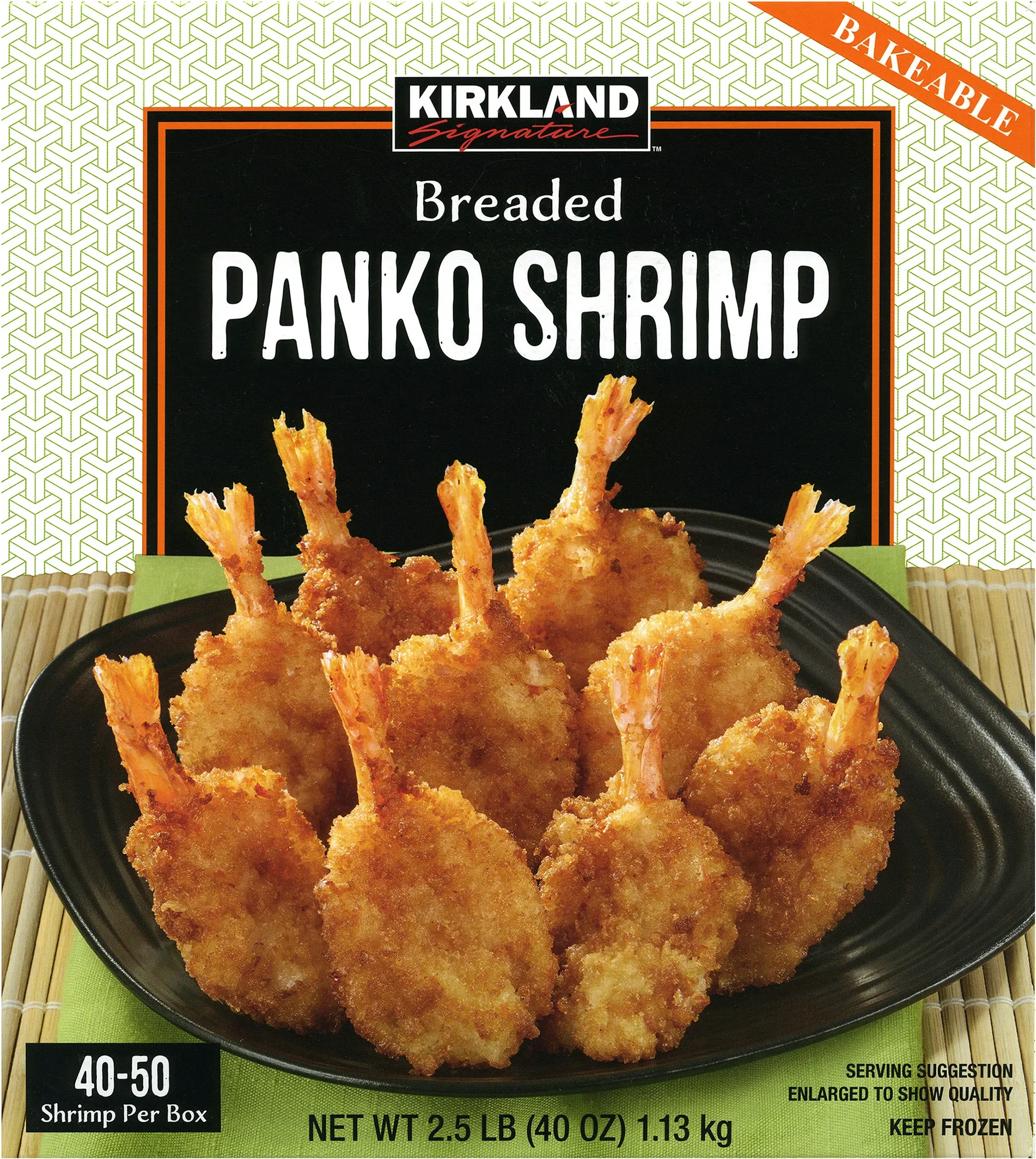 Kirkland Signature Breaded Panko Shrimp