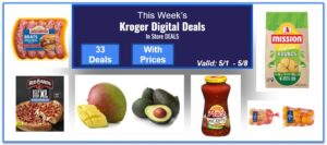 Kroger Weekly Digital Deals For You (In Store DEALS)