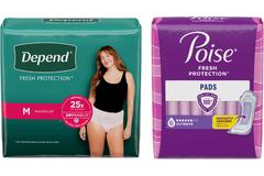 Poise® or Depend®
