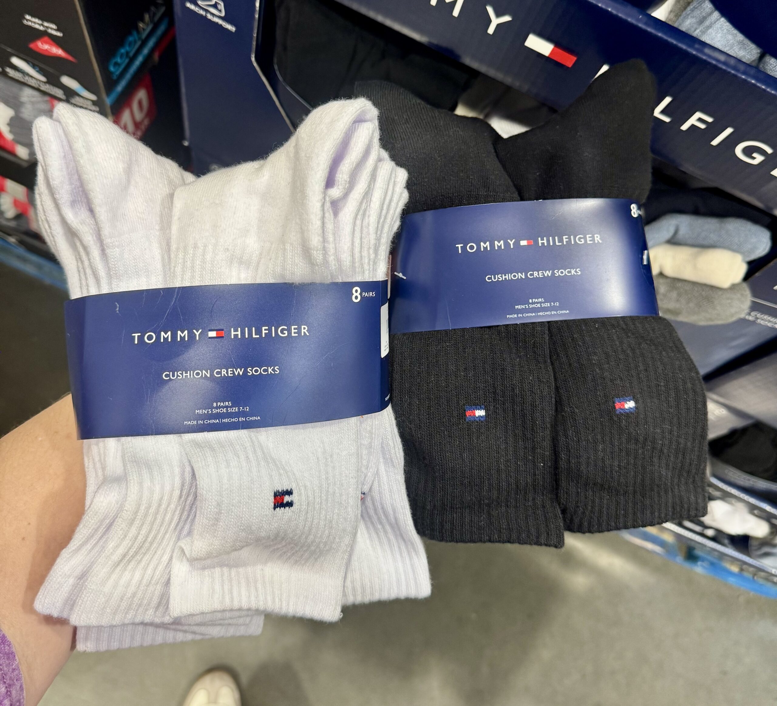 Tommy Hilfiger Cushion Crew Socks - price tag