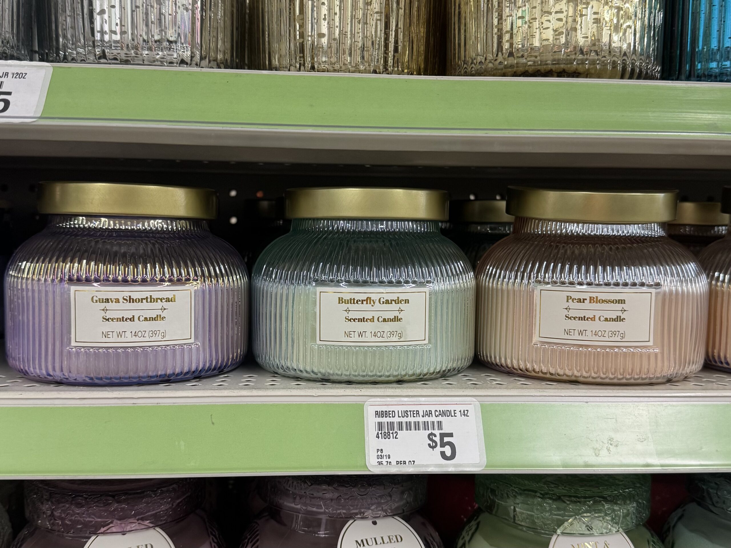 Scented Jar Candles - in store