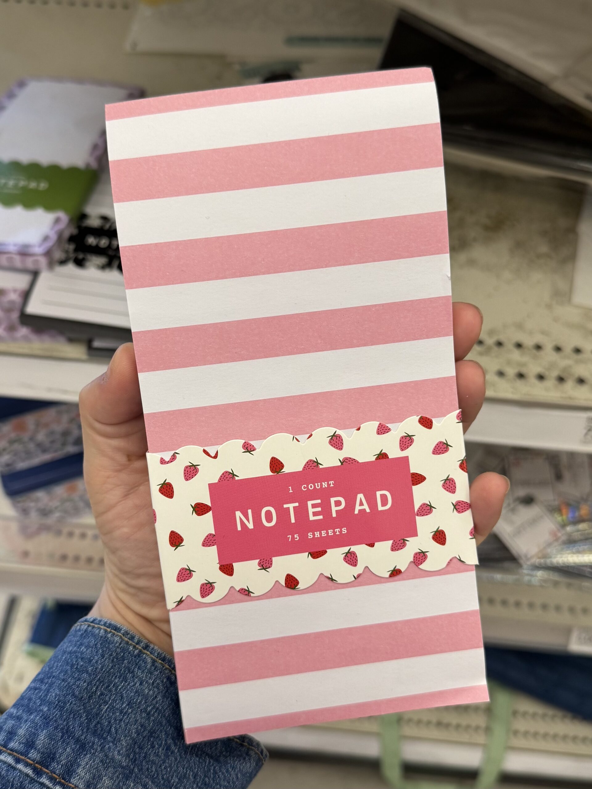 Target Notepad - in store