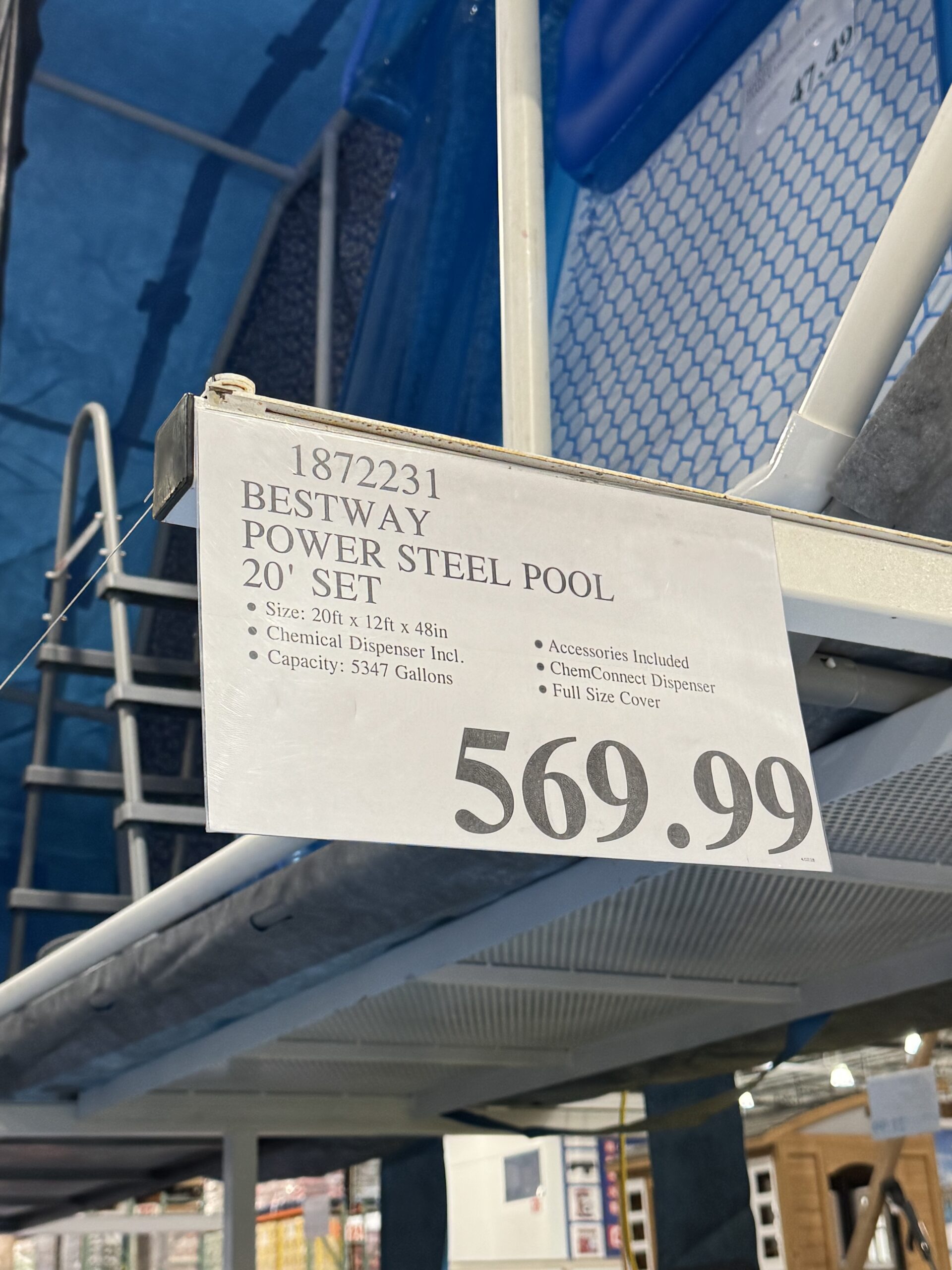 Bestway Power Steel Platinum Series Pool Set - price tag
