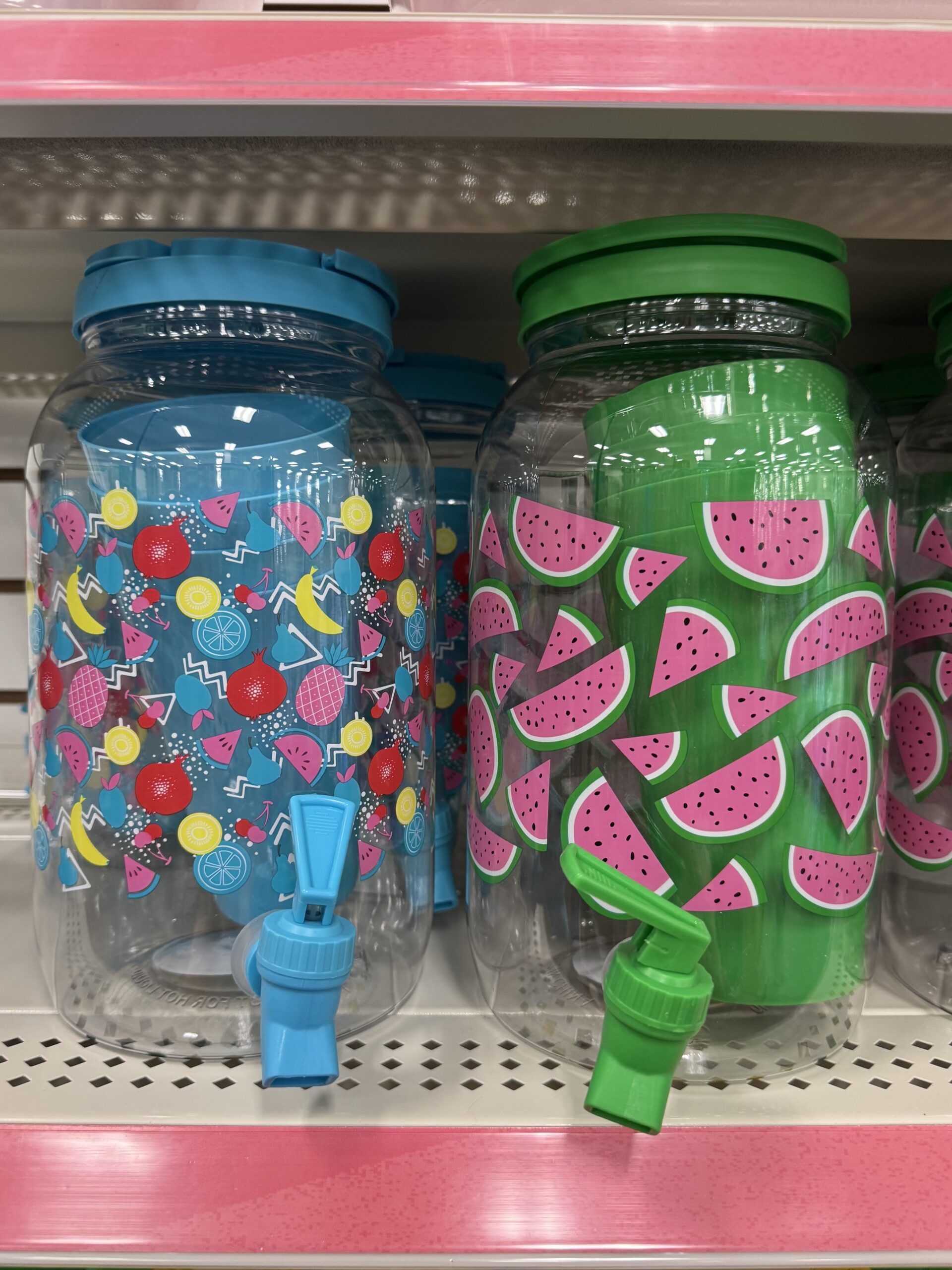Fruit Print Beverage Dispenser - in store