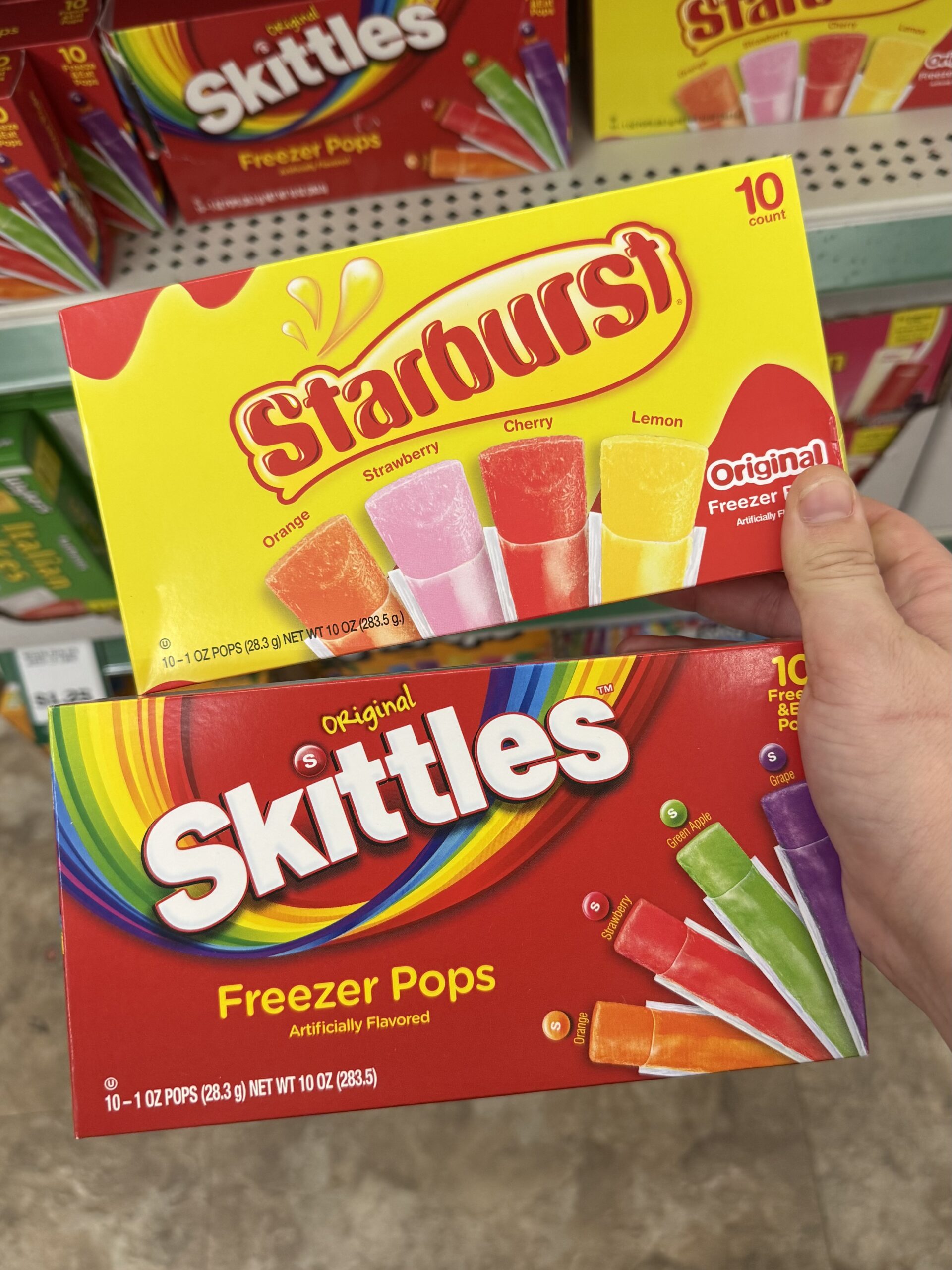 Skittles Original Freezer Pops - in store