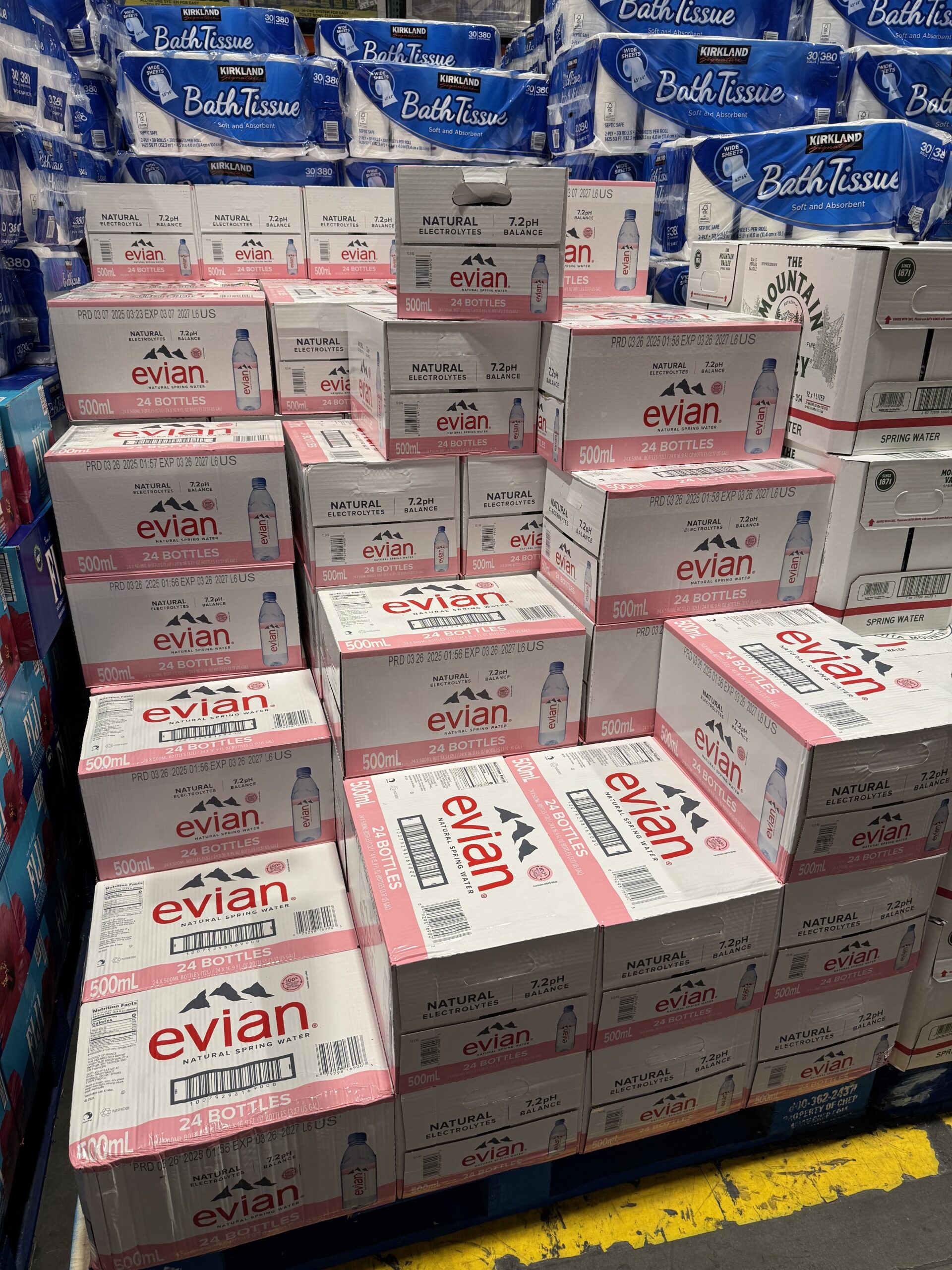 Evian Natural Spring Water