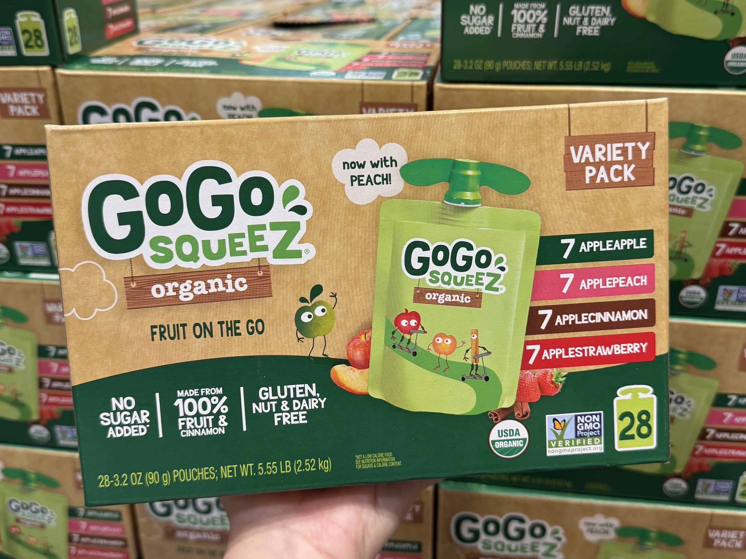 GoGo SqueeZ Organic Fruit On The Go
