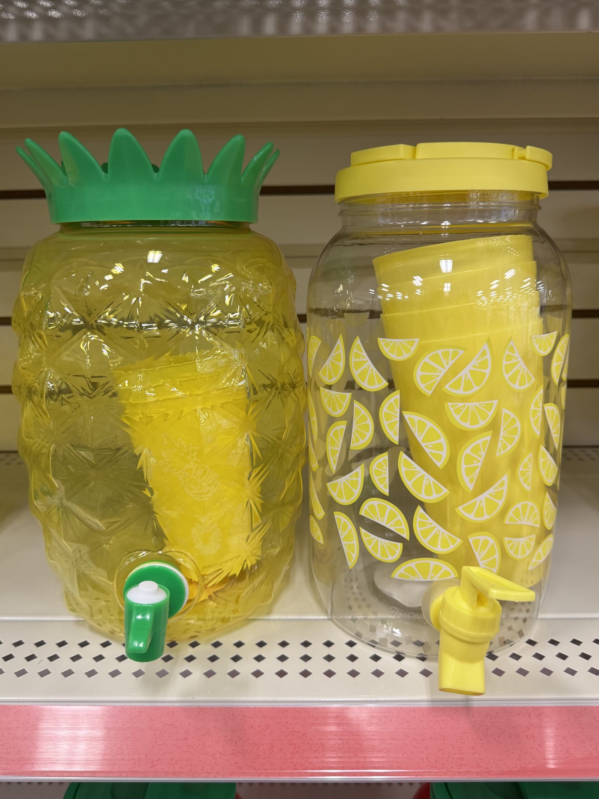 Plastic Dispenser with Tumbler, 1 ct. - in store