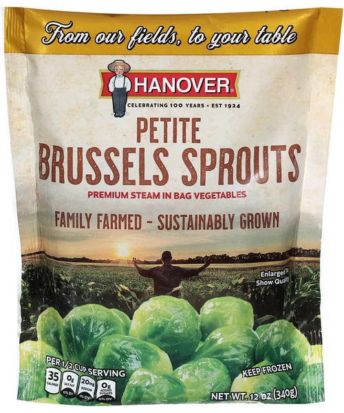 Hanover The Gold Line Premium Petite Brussels Sprouts Frozen