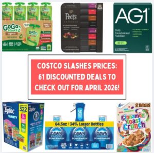 Costco Slashes Prices: 61 Discounted Deals To Check out for April 2026!