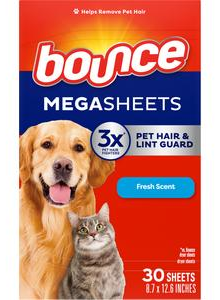 Bounce Fabric Sheets