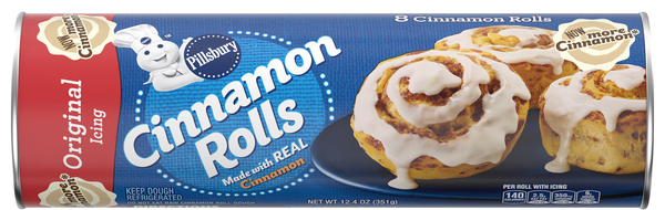 Pillsbury Cinnamon Rolls with Original Icing - 8 ct