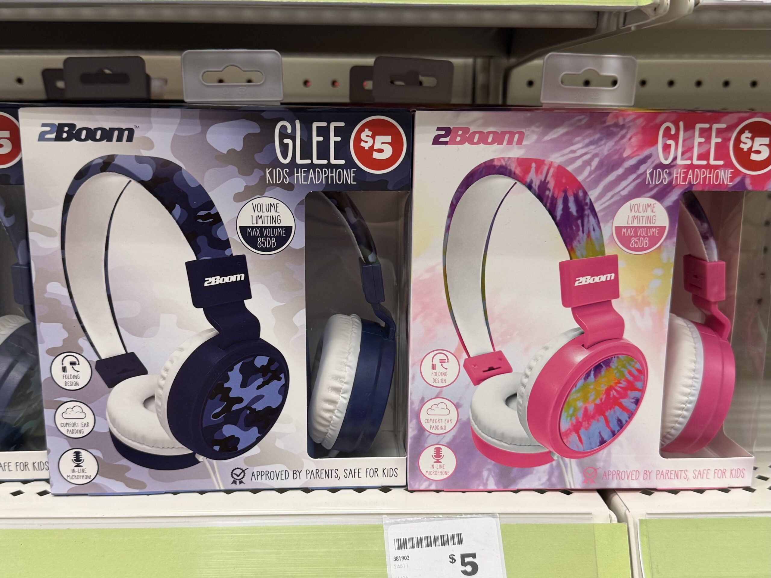 2Boom Glee Kids Volume-Limiting Headphone, 1 ct. - in store