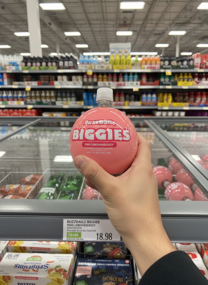 BuzzBallz Cocktails BIGGIES PINK LEMONSQUEEZY