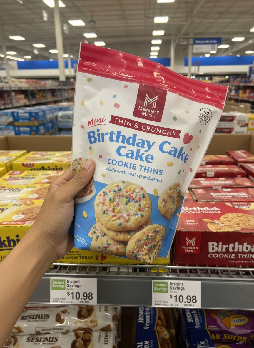 Member's Mark Mini Thin & Crunchy Strawberry Shortcake Cookie Thins