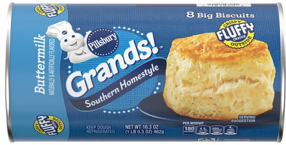 Pillsbury Grands! Southern Homestyle Buttermilk Biscuits - 8 ct