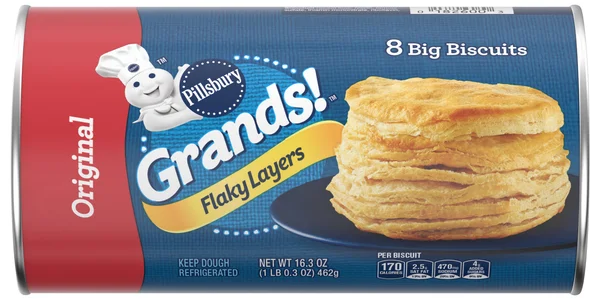Pillsbury Grands! Flaky Layers Original Biscuits - 8 ct