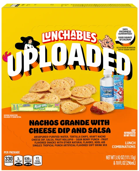 Lunchables Uploaded Nachos Grande Cheese Dip & Salsa