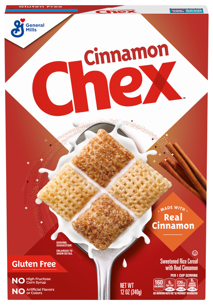 Chex Gluten Free Cinnamon Sweetened Rice Cereal