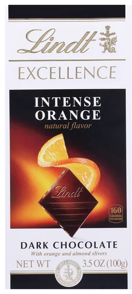 Lindt Excellence Intense Orange Dark Chocolate Candy Bar