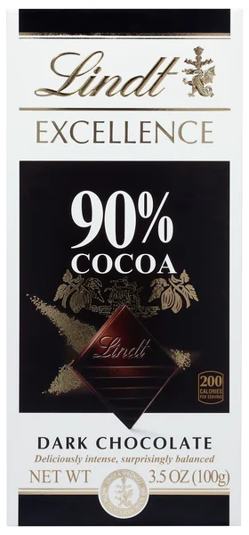 Lindt Excellence Dark Chocolate Candy Bar 90% Cocoa