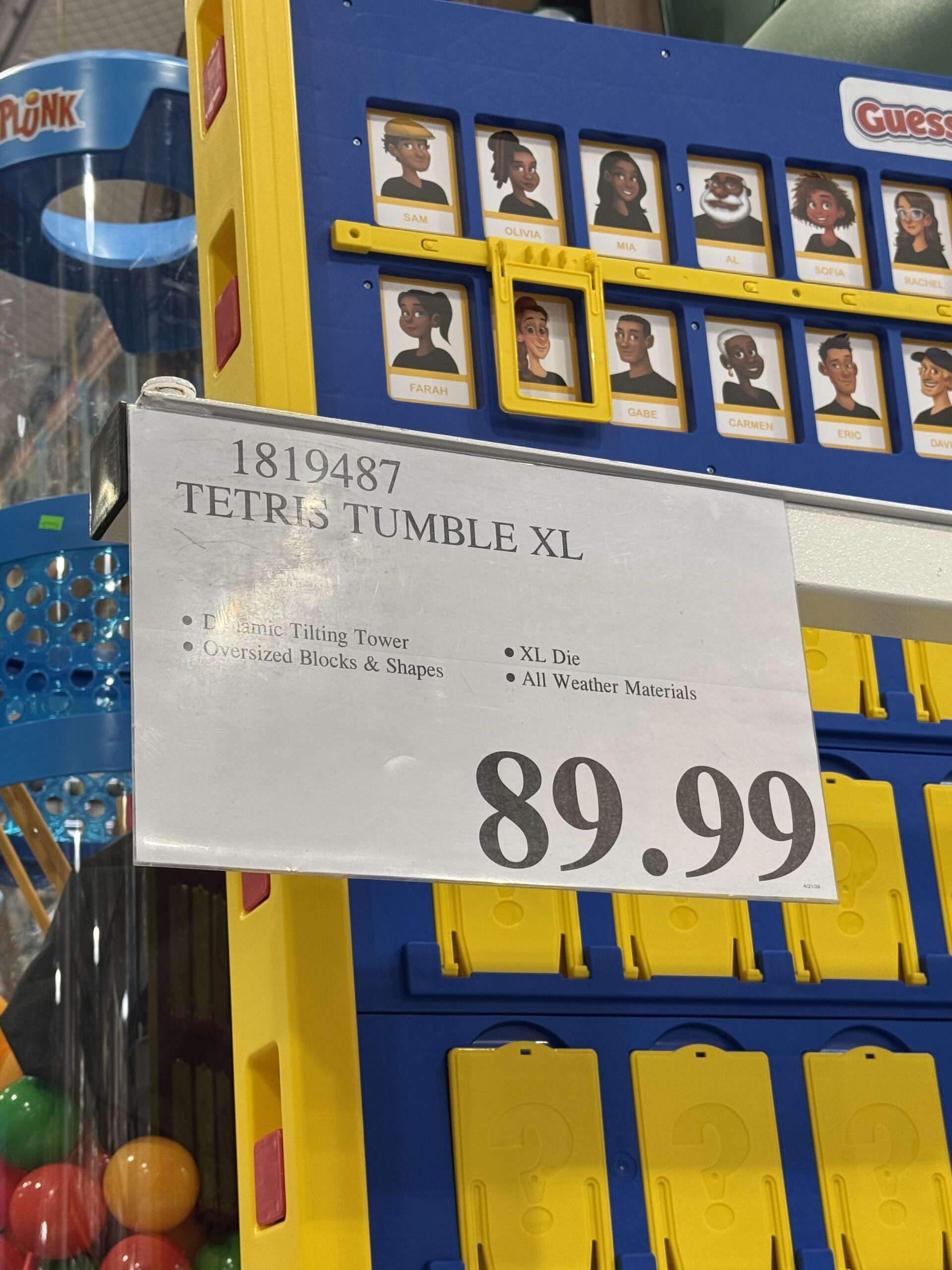 Tetris Tumble XL - price tag
