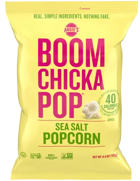 Angie's BOOMCHICKAPOP Gluten Free Sea Salt Popcorn