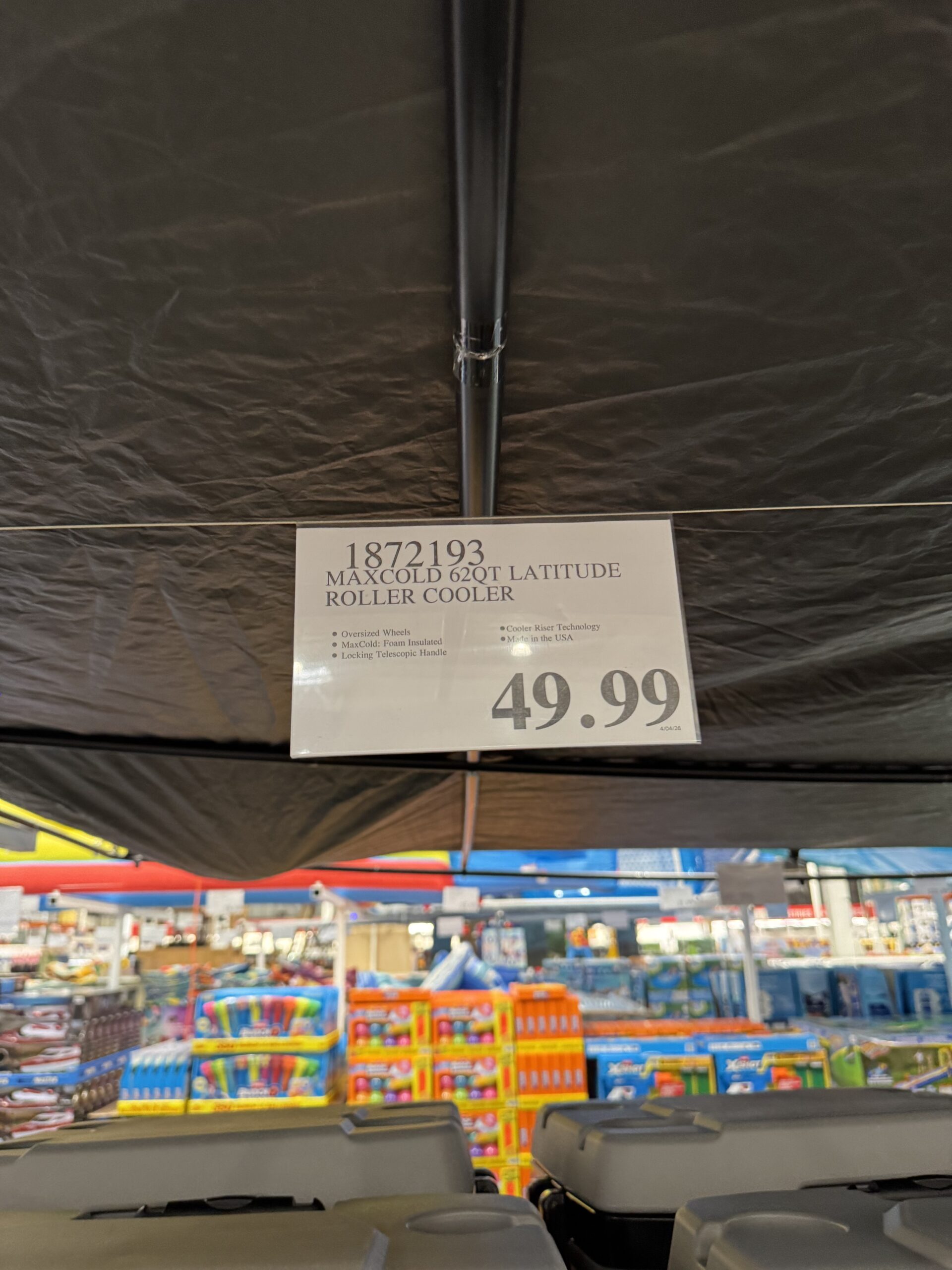 Igloo MaxCold Latitude 62 Roller - price tag
