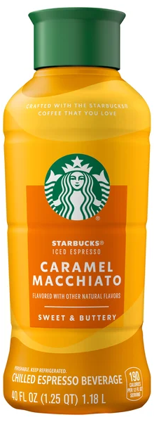 Starbucks Caramel Macchiato Iced Espresso Beverage