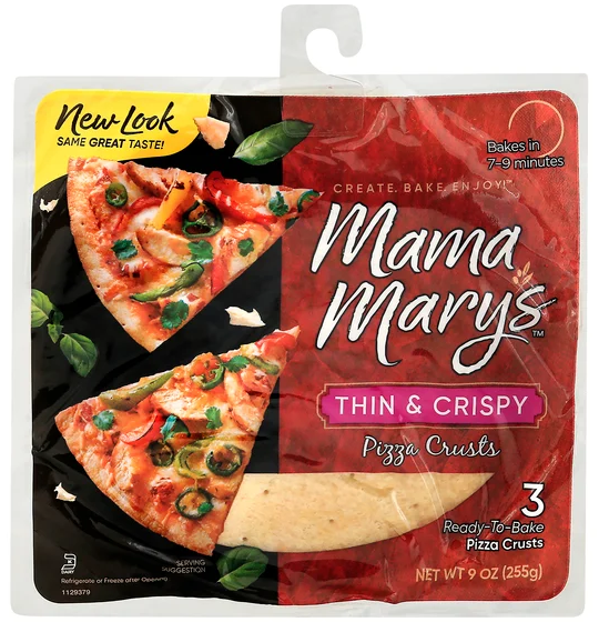 Mama Mary's Thin & Crispy Pizza Crusts - 3 ct