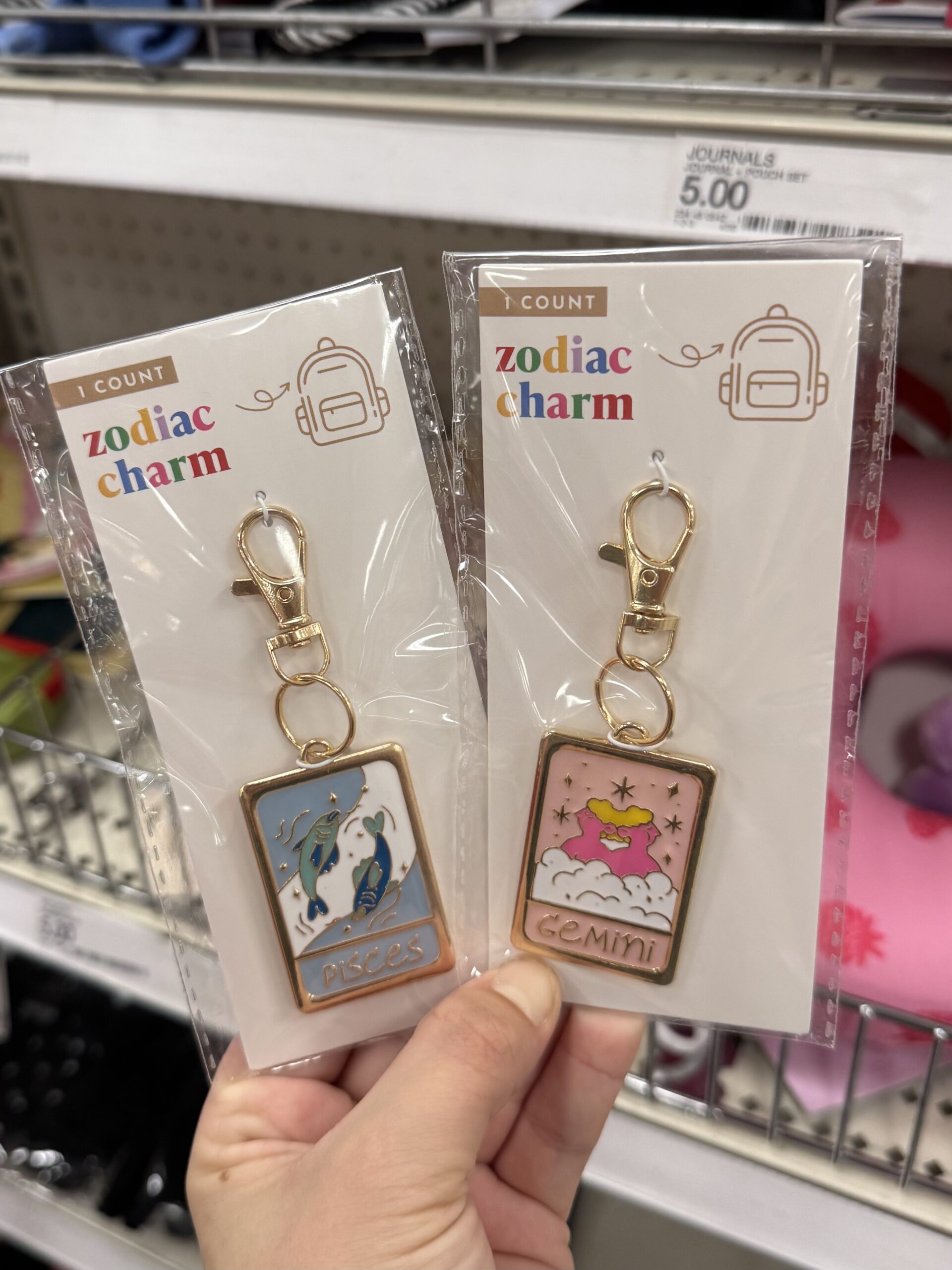 Zodiac Metal Charm Karma - Bullseye's Playground™ - in store