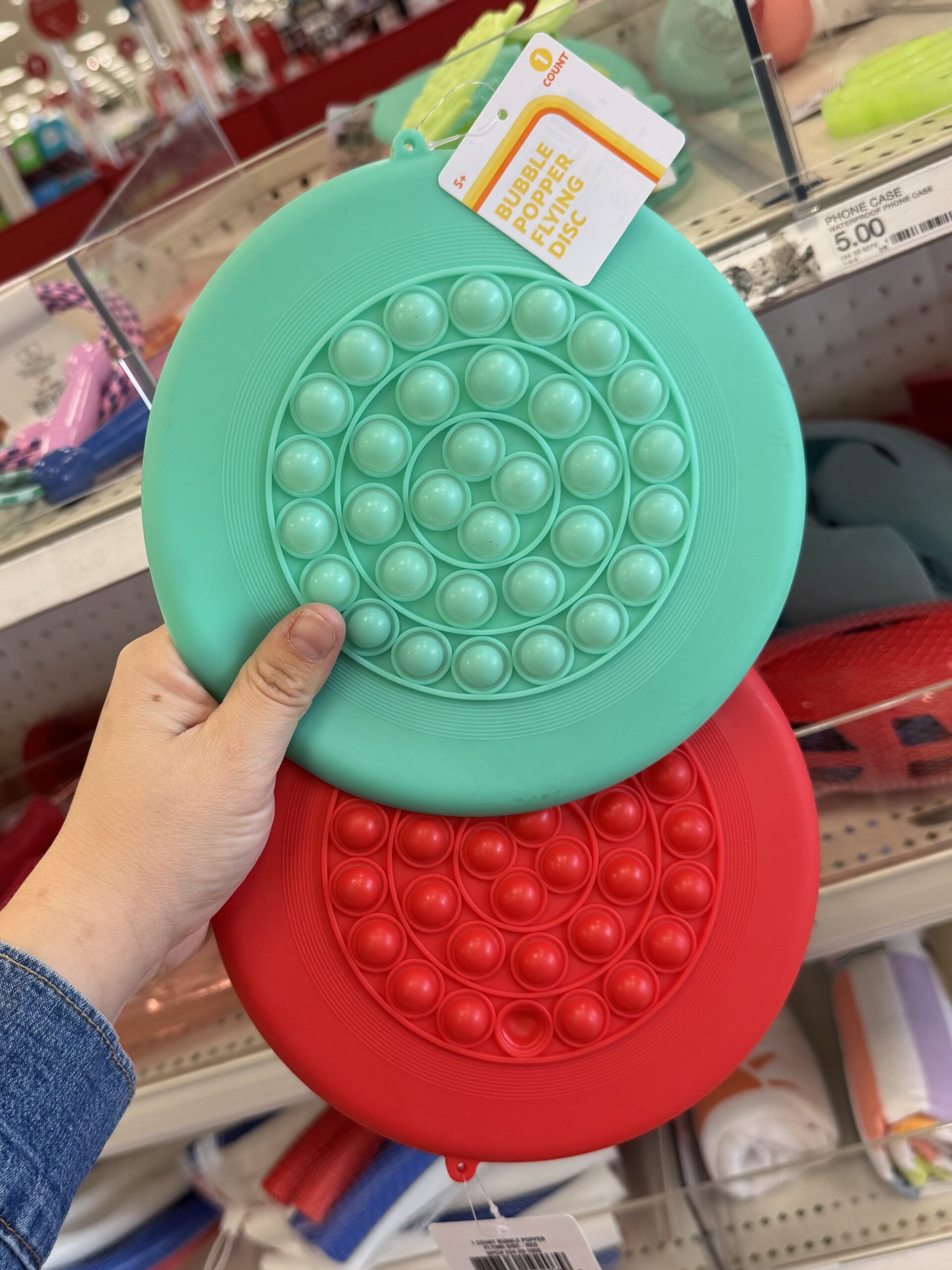 Popper Flying Disc Red - Bullseye's Playground™ - in store