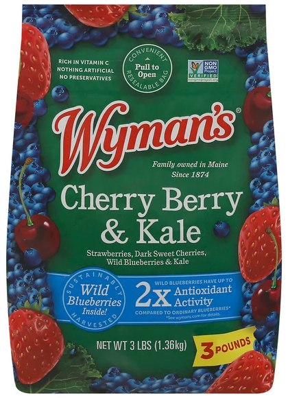 Wyman's Cherry Berry & Kale Frozen