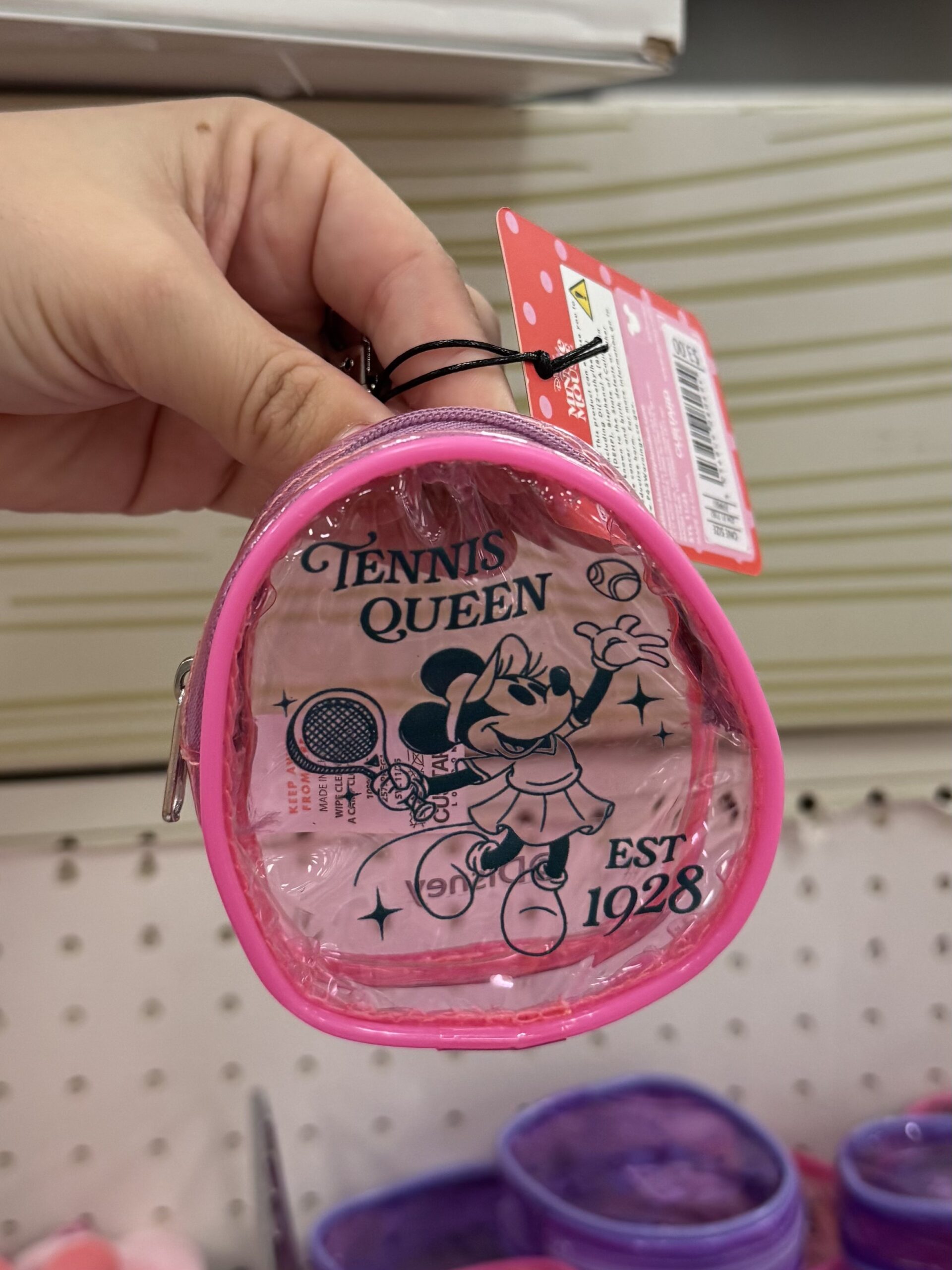 Disney Minnie Mouse Tennis Queen Pouch - in store