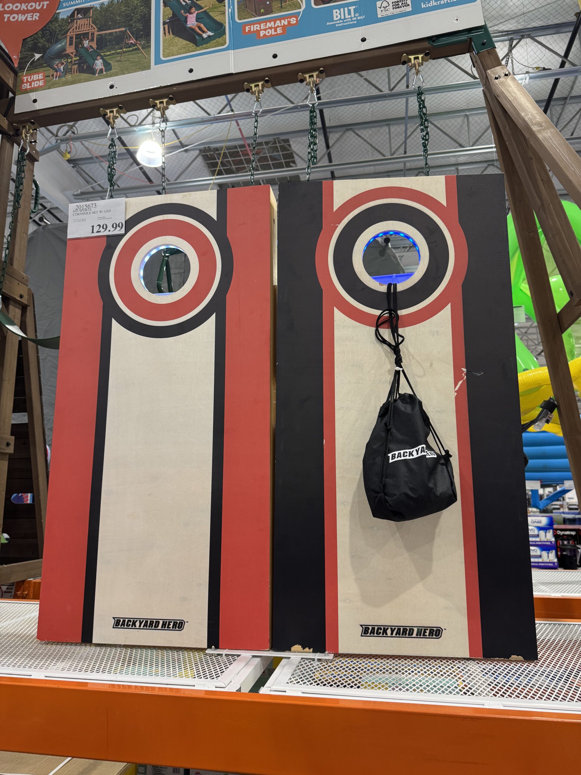 MD Sports Cornhole Set w/ LED