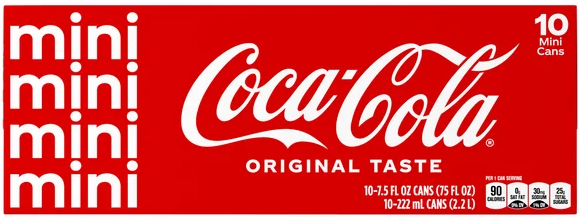 Coca-Cola Mini Original Soda - 10 pk