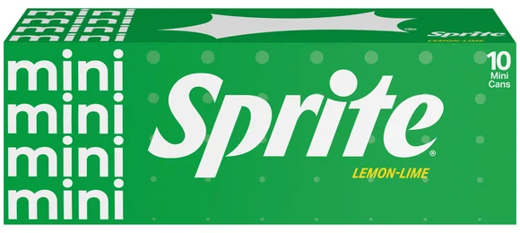 Sprite Lemon Lime Soda Mini - 10 pk