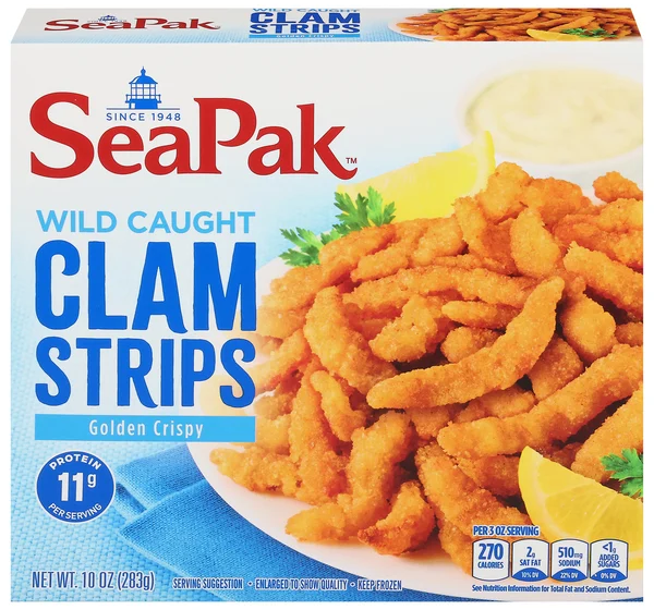 SeaPak Wild Caught Clam Strips Frozen