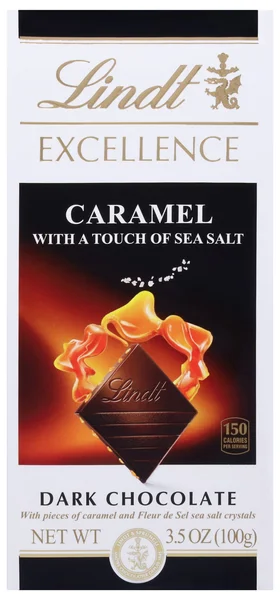 Lindt Excellence Caramel with Touch of Sea Salt Dark Chocolate Candy Bar